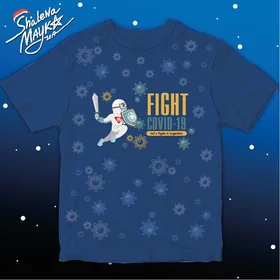 Прикольные футболки: Fight COVID-19